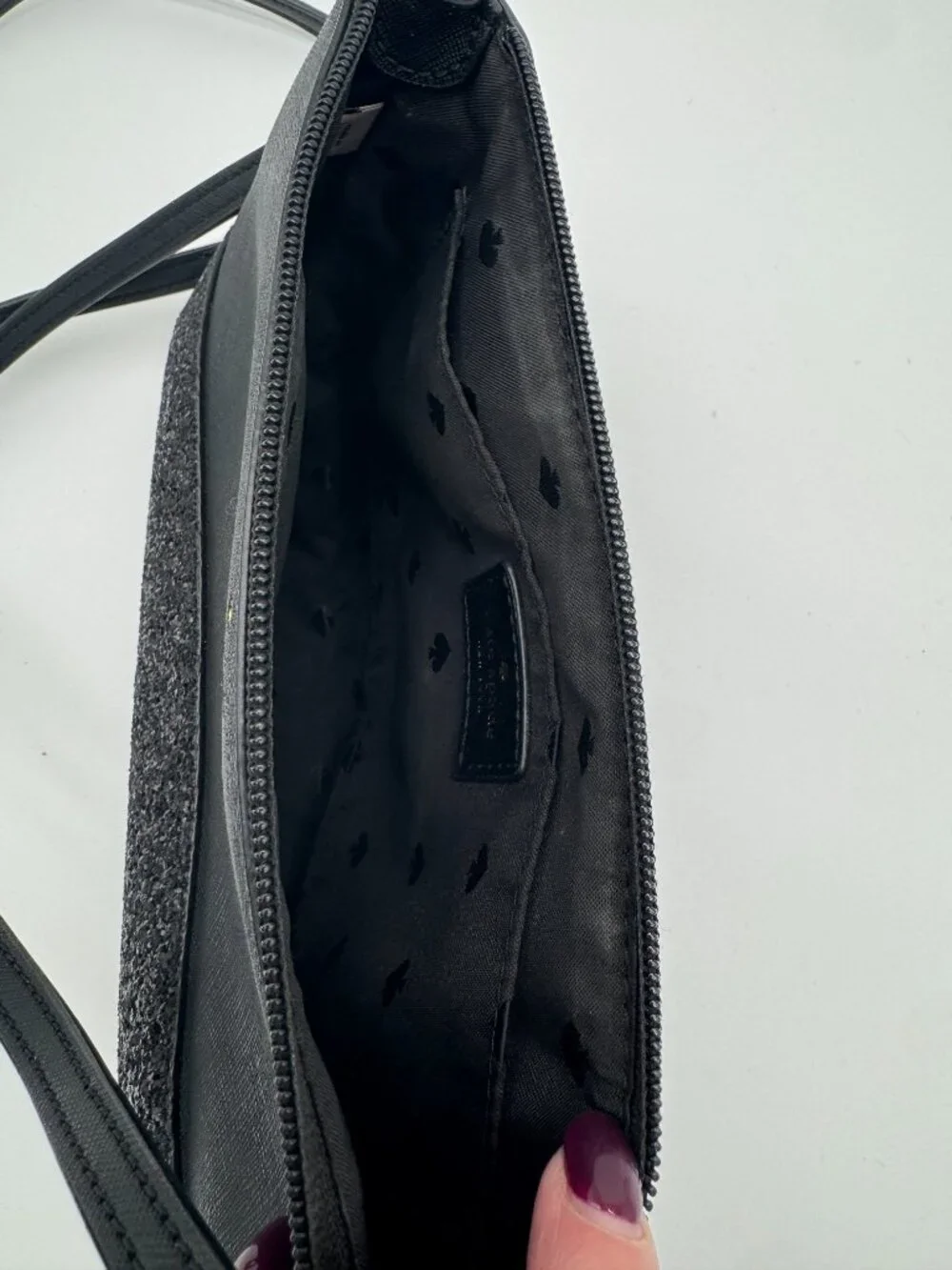 Kate Spade Greta Court Ramey Glitter Crossbody